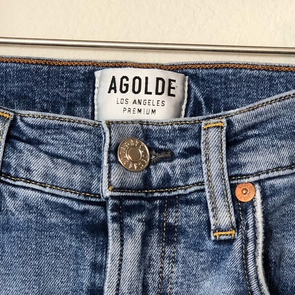 \AGOLDE\• Ruby Super High Rise Slim Straight - Picture 5 of 15